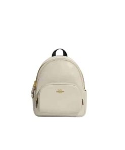 Coach Mini Court Backpack In White C8603