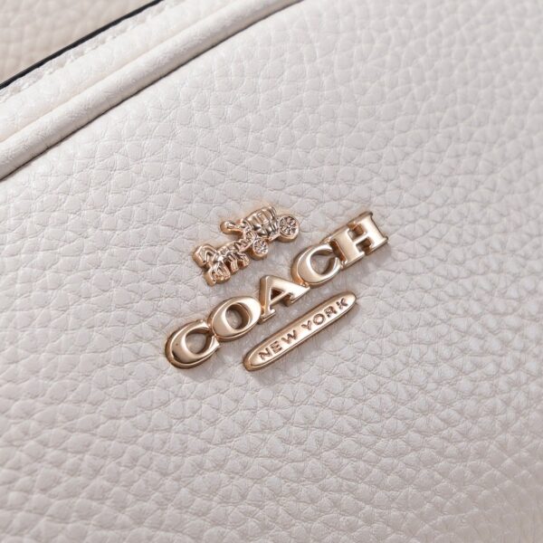 Coach Mini Court Backpack In White C8603 - Image 7