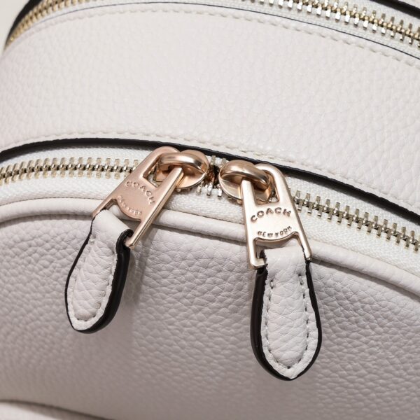 Coach Mini Court Backpack In White C8603 - Image 6