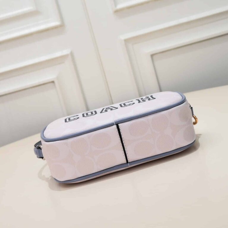 Coach Jamie Wristlet In Signature Canvas With Varsity Motif Blue Cb851Svuob - Image 6