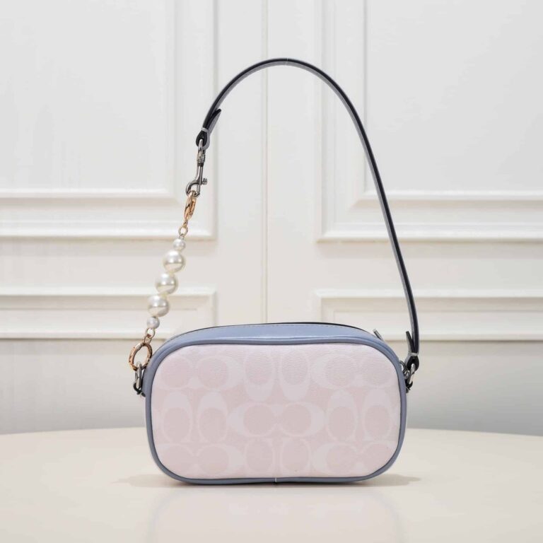Coach Jamie Wristlet In Signature Canvas With Varsity Motif Blue Cb851Svuob - Image 4