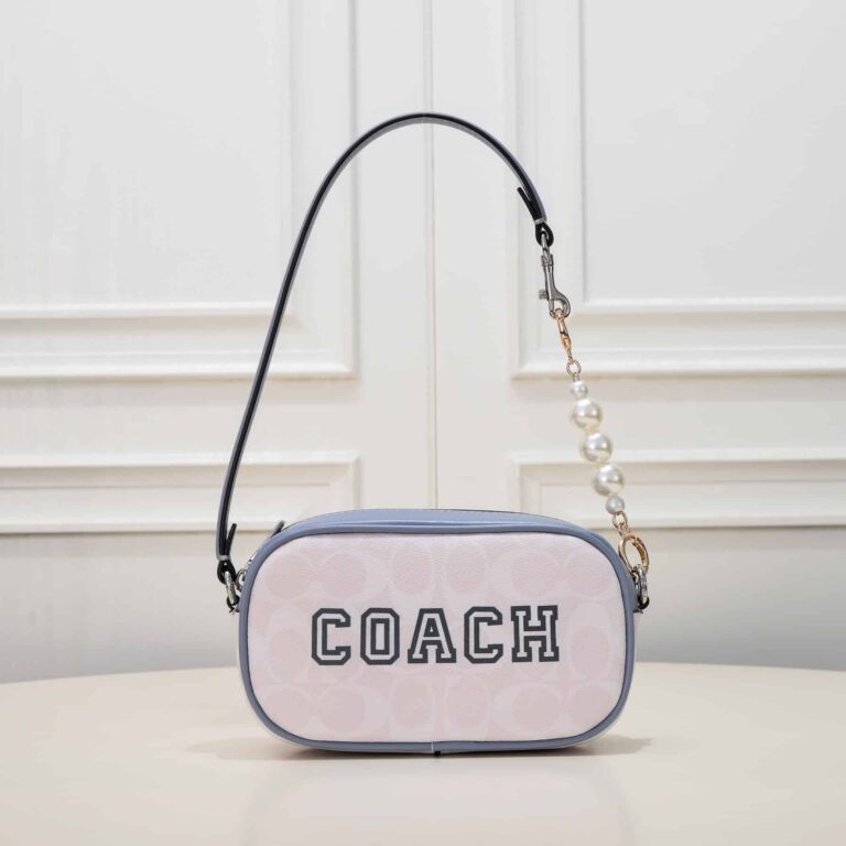 Coach Jamie Wristlet In Signature Canvas With Varsity Motif Blue Cb851Svuob - Image 2