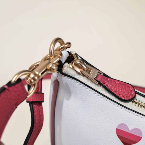 Coach Teri Shoulder Bag With Stripe Heart Print Ca251 - Image 7