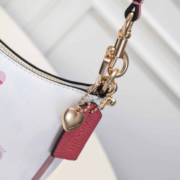 Coach Teri Shoulder Bag With Stripe Heart Print Ca251 - Image 5