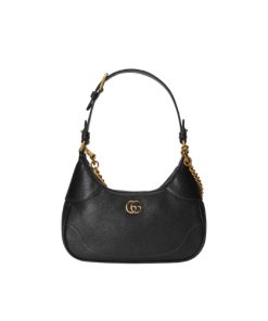 Gucci Aphrodite Small Shoulder Bag In Black 731817 Aaa9F 1000