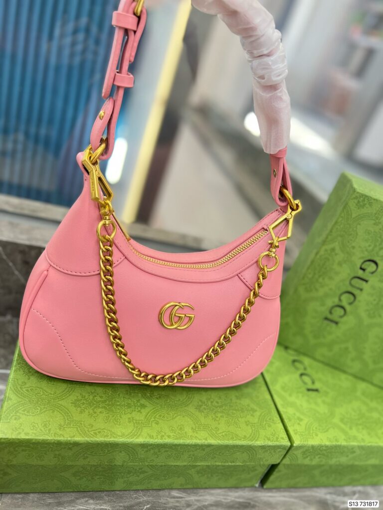 Gucci Aphrodite Small Shoulder Bag In Light Pink 731817 Aaa9F 5815 - Image 10