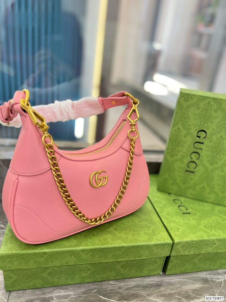 Gucci Aphrodite Small Shoulder Bag In Light Pink 731817 Aaa9F 5815 - Image 9