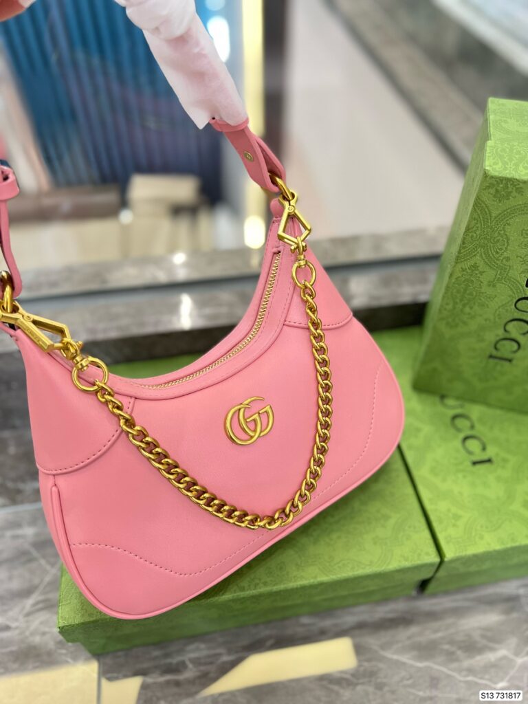 Gucci Aphrodite Small Shoulder Bag In Light Pink 731817 Aaa9F 5815 - Image 8