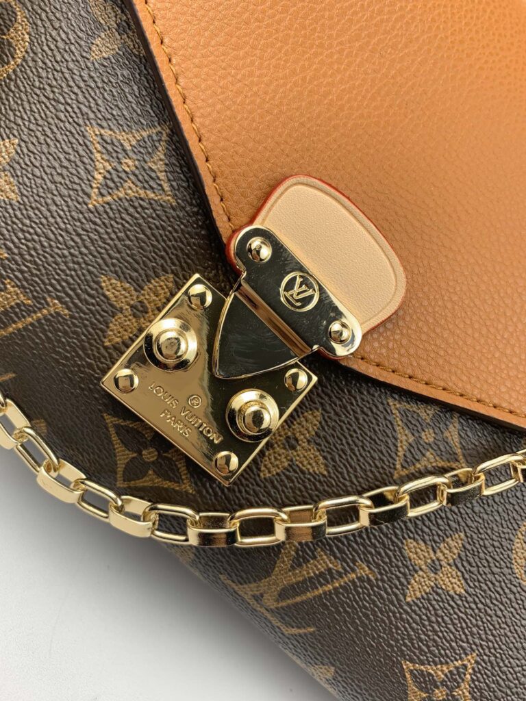 Louis Vuitton Pallas Chain Canvas Monogram Shoulder Bag Brown - Image 2