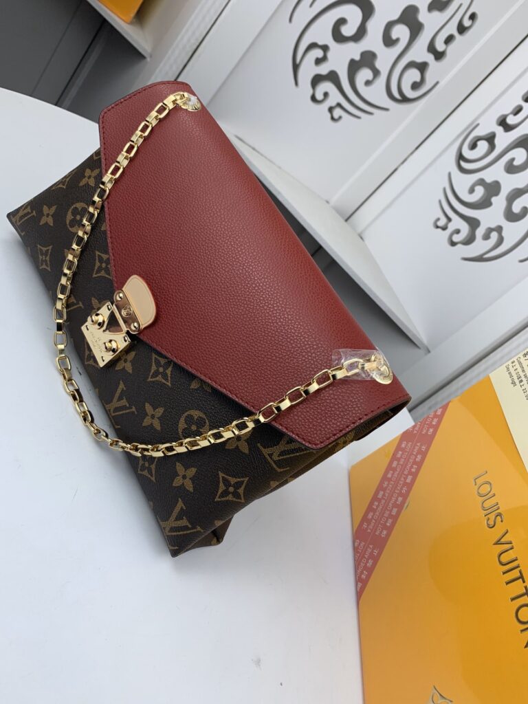 Louis Vuitton Pallas Chain Canvas Monogram Shoulder Bag - Image 5