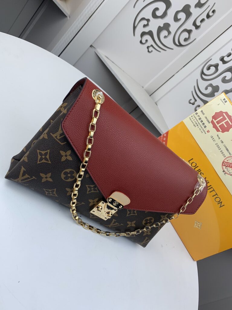 Louis Vuitton Pallas Chain Canvas Monogram Shoulder Bag - Image 2