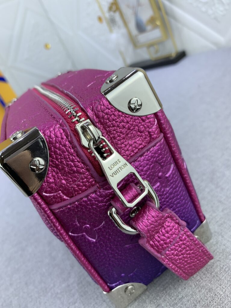 Louis Vuitton Mini Soft Trunk Blue And Pink M81219 - Image 8