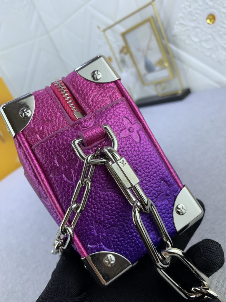 Louis Vuitton Mini Soft Trunk Blue And Pink M81219 - Image 7