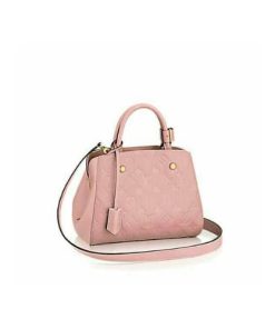 Louis Vuitton Montaigne Bb Empreinte Noir Pink 33Cm