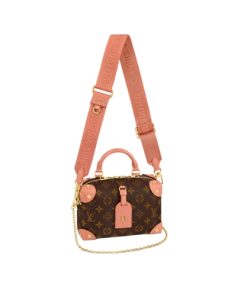 Louis Vuitton Petite Malle Souple Bag Monogram Pink 20Cm