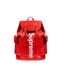 Louis Vuitton X Supreme Christopher Backpack In Red 47Cm