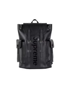 Louis Vuitton X Supreme Christopher Backpack In Black 47Cm