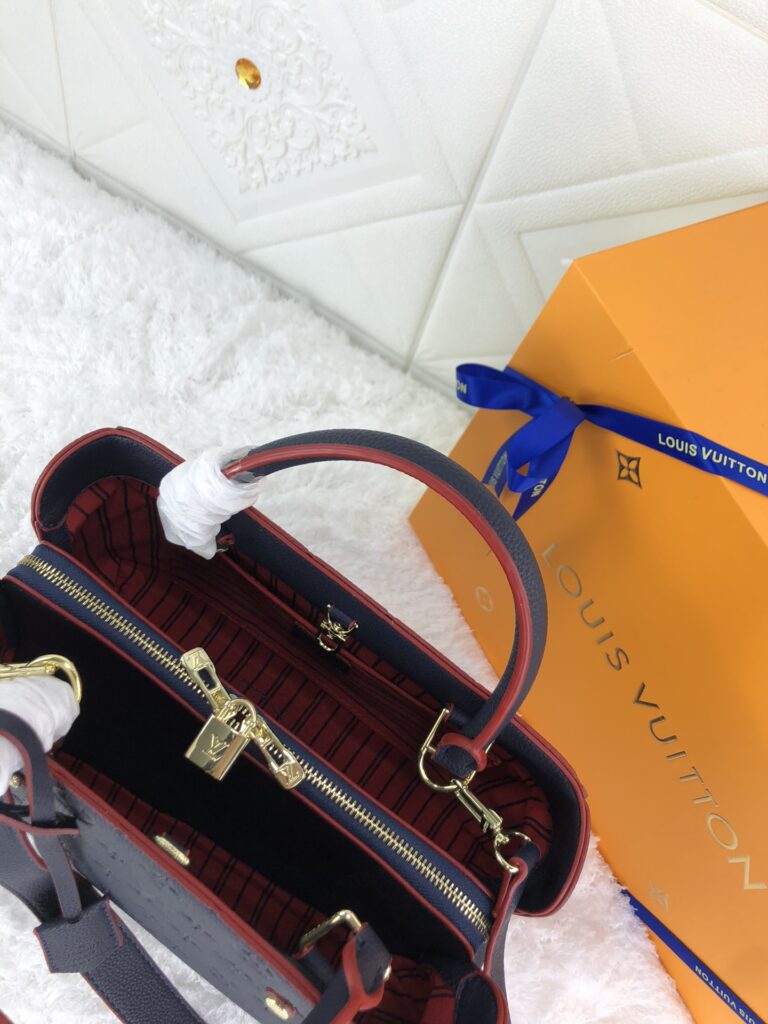 Louis Vuitton Montaigne Mm Navy Blue M42746 - Image 5