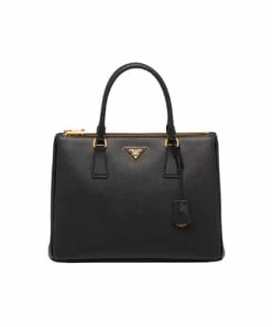 Prada Large Galleria Saffiano Leather Bag In Black 1Ba274Nzvf0002Vdoo