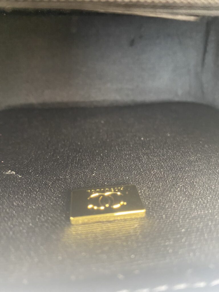 Chanel Small Flap Bag With Top Handle Black As3652 B09576 94305 - Image 10