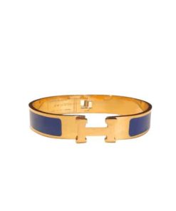 Hermes Clic Clac H Bracelet Blue