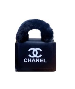 Chanel Handbag With Top Handle Black 20Cm