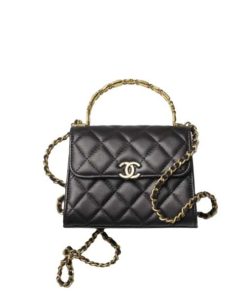 Chanel Clutch With Chain Lambskin Black Ap2945 B08842 94305