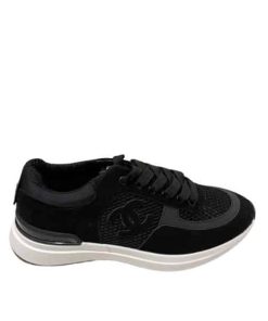 Chanel 22P Mens Black Cc Logo Trainer Sneaker
