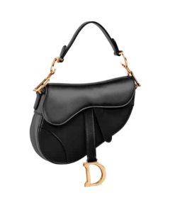 Dior Saddle Bag Black 25Cm