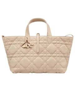 Dior Medium Dior Toujours Bag Powder Beige Macrocannage Calfskin 30Cm M2821Oshj M51U