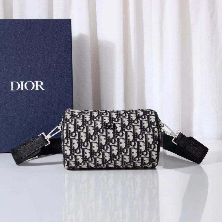 Dior Roller Messenger Bag Black 21Cm 1Ropo061Yky H26E - Image 5