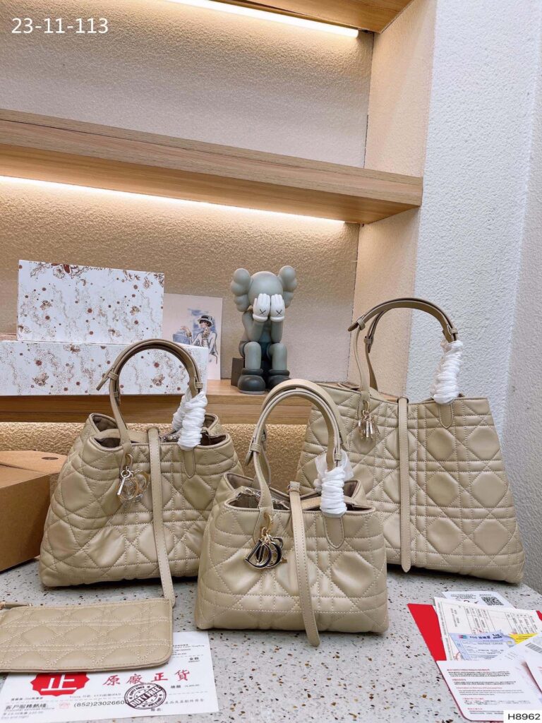 Dior Medium Dior Toujours Bag Powder Beige Macrocannage Calfskin 30Cm M2821Oshj M51U - Image 2