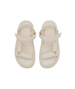 Dior D-Wave Sandal Cream Lambskin Kcq893Lab S03W