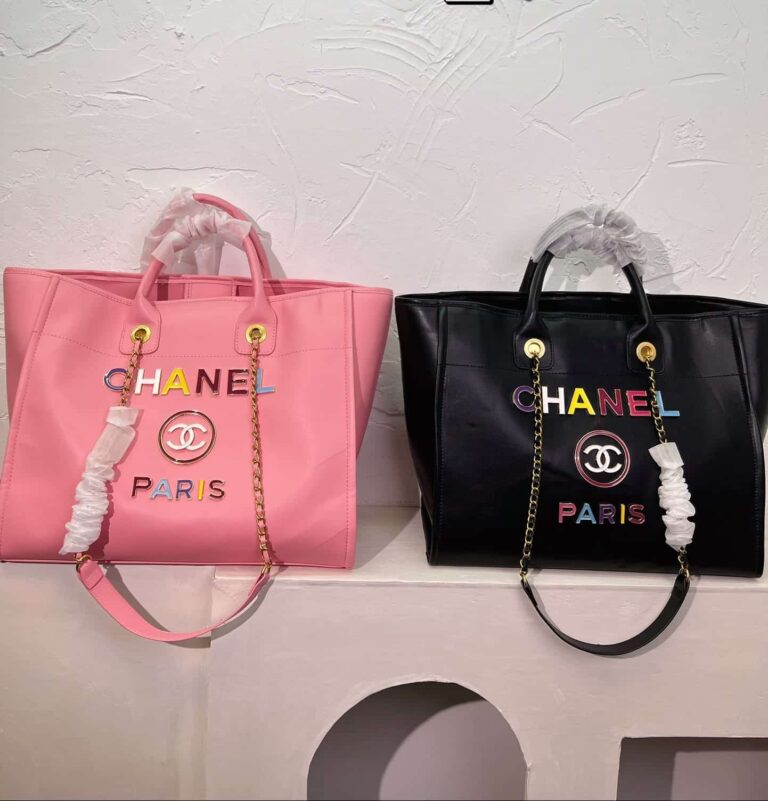 Chanel Deauville Shopping Bag Large 22S Black 38Cm  A66941 B08030 94305 - Image 2