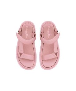 Dior D-Wave Sandal Pink Lambskin
