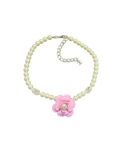 Chanel Pearl And Camélia Necklace