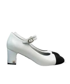 Chanel Mary Janes White G45118