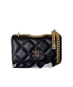 Chanel Clutch With Chain Black Ap2635