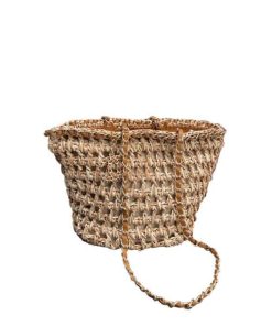 Chanel Straw Shoulder Bags Beige 27Cm