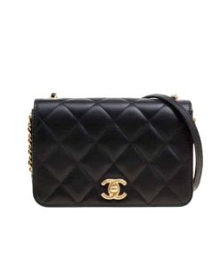 Chanel Small Foldable Bag Black 19Cm