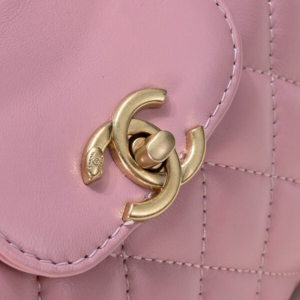 Chanel Mini Shopping Bag Pink 19Cm As4416 B14296 Nr646 - Image 5