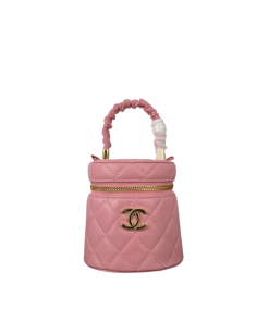 Chanel Vanity Chain Shoulder Shoulder Bag Pink 13Cm