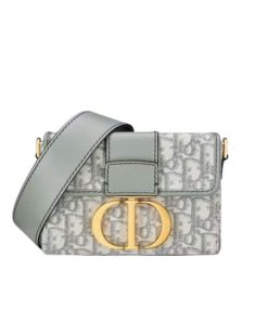 Dior 30 Montaigne Box Bag Gray Dior Oblique Jacquard 18Cm M9204Utzq M932