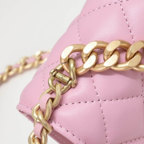 Chanel Mini Shopping Bag Pink 19Cm As4416 B14296 Nr646 - Image 10