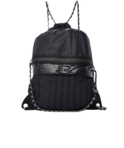 Chanel Coco Sport Backpack Nylon Black 41Cm