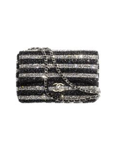 Chanel Evening Bag Strass Black 20Cm As4297 B16497 Ny089