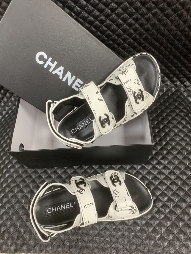 Chanel Dad Slingback Sandals 23P Camelia Cc Logo - Image 5