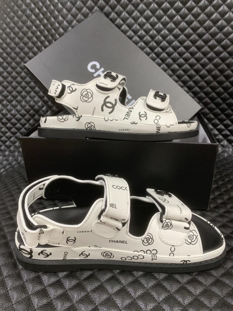 Chanel Dad Slingback Sandals 23P Camelia Cc Logo - Image 6