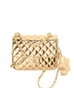Chanel Star Backpack Coin Purse Metallic Gold 23Cm As4649 B14873 Nt671