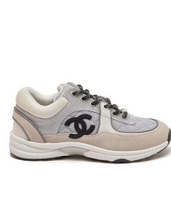 Chanel Low Top Trainer Gray White